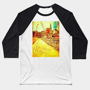 Construction Site Baseball T-Shirt